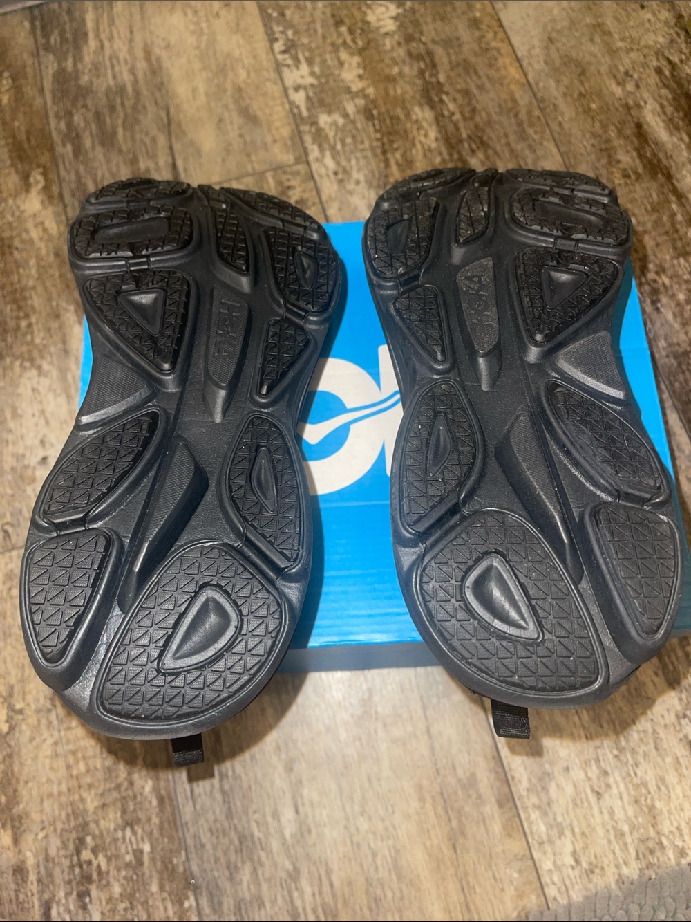 Hoka Black Cushioned Platform Running Shoes - Picture 5 of 6